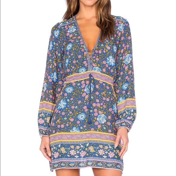 Spell Designs. Spell and the Gypsy Collective Folk Town Playdress in navy. - Picture 4 of 10